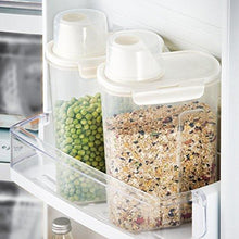 Load image into Gallery viewer, Lock &amp; Lock Airtight Bulk Storage Bins Food Storage Contianer with Wheels 236.70-oz / 29.59-Cup (5065371189379)

