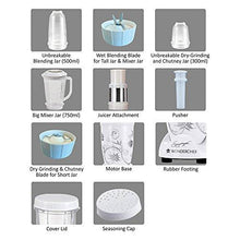 Load image into Gallery viewer, Wonderchef Nutri-Blend Complete Kitchen Machine (CKM) with 3 Jars 400W - White (5065331245187)
