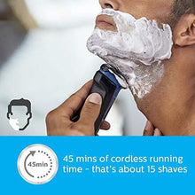 Load image into Gallery viewer, Philips S1030/04 Wet and Dry Electric Shaver (Black) (5065330393219)
