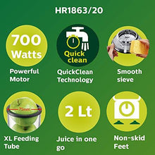 Load image into Gallery viewer, Philips Viva Collection HR1863/20 2-Litre Juicer (Black/Silver) (5065339437187)
