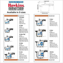 Load image into Gallery viewer, Hawkins Stainless Steel 4.0 Litre Pressure Cooker by Hawkins (5065325772931)
