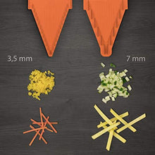 Load image into Gallery viewer, Borner V3 TrendLine Food and Vegetable Slicer with Slicer Insert, 3.5mm and 7mm Blade, Food Safety Holder, Storage Box (Orange) (5065353494659)
