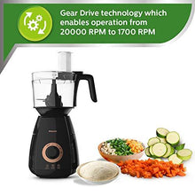 Load image into Gallery viewer, Philips HL7707/00 Mixer Grinder, 750W, 4 Jars (Black) (5065330917507)

