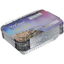 Load image into Gallery viewer, Freshee Pack of 25 pcs Aluminium Silver Foil Container 750ml, Food Storage Disposable Containers with Lid for Kitchen (5065342288003)
