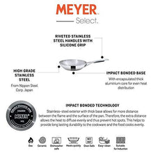 Load image into Gallery viewer, Meyer Select Stainless-Steel Open Frypan, 1.18 Liters/20cm, Silver (5065326100611)
