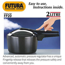 Load image into Gallery viewer, Futura Hard Anodised Pressure Cooker, 2 Litre (5065325346947)

