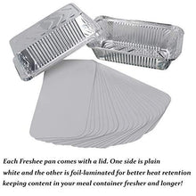 Load image into Gallery viewer, Freshee 25 pcs Aluminium Silver Foil Container 660ml, Food Storage Disposable Containers with Lid for Kitchen (5065342845059)
