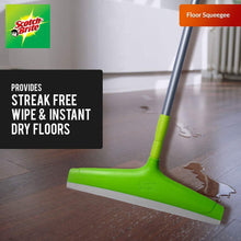 Load image into Gallery viewer, 3M Scotch-Brite Plastic Floor Squeegee Wiper -with telescopic handle (Green/Silver) (5065345007747)
