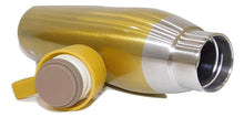 Load image into Gallery viewer, Dubblin Stainless Steel Thermos Flask Hot Cold Water 750 ML Trendy Bottle Dolphin (Golden Yellow) (5065361031299)
