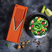 Load image into Gallery viewer, Borner V3 TrendLine Food and Vegetable Slicer with Slicer Insert, 3.5mm and 7mm Blade, Food Safety Holder, Storage Box (Orange) (5065353494659)
