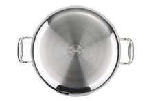 Load image into Gallery viewer, Bergner Hitech-3 Prism Induction Base Non-Stick Stainless Steel Serving Pan with Lid Set, 28Cm X 9.4Cm, Silver-Grey:- Abizon (5065354969219)
