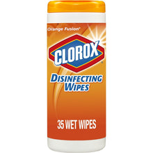 Load image into Gallery viewer, Clorox Disinfecting Wipes, Bleach Free Cleaning Wipes - Orange Fusion, 35 Count (5065351594115)
