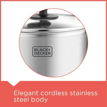 Load image into Gallery viewer, Black+Decker BXKE0102IN 1 Liter Electric Kettles (Grey) (5065337602179)
