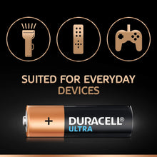 Load image into Gallery viewer, Duracell Ultra Alkaline AA Batteries (Pack of 2) (5065352740995)
