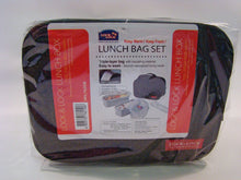 Load image into Gallery viewer, Lock&amp;Lock Lunch Box Set with Black Bag, Spoon and Fork, 2-Pieces (5065370730627)
