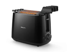 Load image into Gallery viewer, Philips Daily Collection HD2583/90 600-Watt 2 in 1 Toaster and Grill (Black) (5065336291459)
