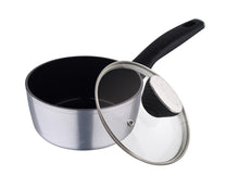 Load image into Gallery viewer, Bergner Carbon TT Forged Aluminium Sauce Pan with Lid, 16 cm, 13 litres Induction Base (5065354903683)
