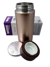 Load image into Gallery viewer, Dubblin HOT &amp; Cold Stainless Steel VACCUM Insulated Sweetie 200 Bottle (Brown) (5065361588355)
