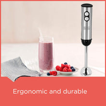 Load image into Gallery viewer, Black + Decker BXBL3001IN 300-Watt Hand Blender (Grey) (5065326002307)
