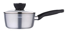 Load image into Gallery viewer, Bergner Carbon TT Forged Aluminium Sauce Pan with Lid, 16 cm, 13 litres Induction Base (5065354903683)
