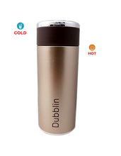 Load image into Gallery viewer, Dubblin HOT &amp; Cold Stainless Steel VACCUM Insulated Sweetie 200 Bottle (Brown) (5065361588355)
