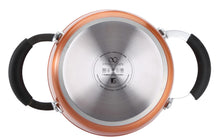 Load image into Gallery viewer, Bergner Infinity Chefs Aluminium Casserole with Lid, 2.29 Litres/20cm, Copper (5065355919491)
