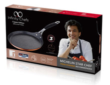 Load image into Gallery viewer, Bergner Infinity Chefs Aluminium Pancake Pan, 28cm, Copper (5065354739843)
