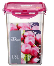 Load image into Gallery viewer, Lock&amp;Lock Bisfree Rectangular Stackable Tritan Container, 1.3 litres, Pink (5065366241411)
