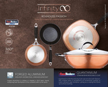 Load image into Gallery viewer, Bergner Infinity Chefs Aluminium Grill Pan, 28cm, Copper (5065355264131)
