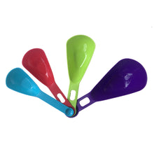 Load image into Gallery viewer, Set of 4 scoops with measuring spoons (Multi color) (5065319186563)
