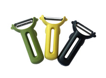 Load image into Gallery viewer, Kitchen Stainless Steel Vegetable and Fruit Peeler- Set of 3, Standard, Soft skin and Julienne blades (5065318400131)
