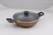 Load image into Gallery viewer, Krav Non-Stick Kadhai with see through lid - Copper (5065320595587)
