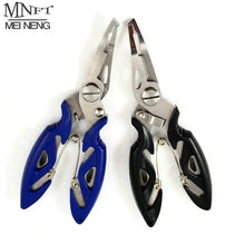 Load image into Gallery viewer, MNFT Fishing Plier Scissor Braid Line Lure Cutter Hook Remover etc. Tackle Tool Cutting Fish Use Tongs Multifunction Scissors (4956978118787)
