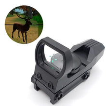 Load image into Gallery viewer, 20mm Rail Riflescope Hunting Optics Holographic Red Dot Sight Reflex 4 Reticle Tactical Scope Collimator Sight Plastic (4956977496195)

