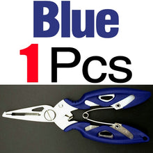Load image into Gallery viewer, MNFT Fishing Plier Scissor Braid Line Lure Cutter Hook Remover etc. Tackle Tool Cutting Fish Use Tongs Multifunction Scissors (4956978118787)
