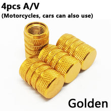 Load image into Gallery viewer, 4Pcs Bike Wheel Tire Covered Car Motorcycle Truck universal Tube Tyre Bicycle AV SV American AIR Valve Cap Dustproof 10 colors (4956977365123)
