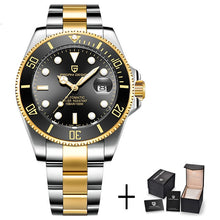 Load image into Gallery viewer, PAGANI Design Brand Luxury Men Watches Automatic Black Watch Men Stainless Steel Waterproof Business Sport Mechanical Wristwatch (4956896460931)

