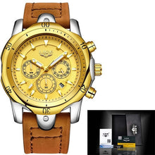 Load image into Gallery viewer, 2020 LIGE Mens Watches Top Brand Luxury Watch Men Military Leather Clock Waterproof Sports Watch Chronograph Relogio Masculino (4956896592003)
