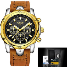 Load image into Gallery viewer, 2020 LIGE Mens Watches Top Brand Luxury Watch Men Military Leather Clock Waterproof Sports Watch Chronograph Relogio Masculino (4956896592003)
