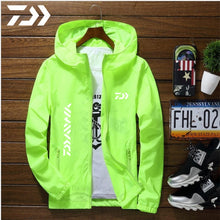 Load image into Gallery viewer, Daiwa Jacket Men Fishing Shirt Solid Thin Uv Protection Clothes Fishing Clothing Summer Breathable Quick Dry Soft Shell Outdoor (4956977987715)
