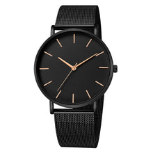 Load image into Gallery viewer, Men Watch Quartz Casual Watches Simple Metal Hour Reloj Quartz Watch Montre Mesh Stainless Steel erkek kol saati masculino clock (4956896657539)
