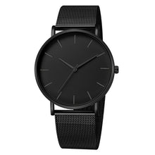Load image into Gallery viewer, Men Watch Quartz Casual Watches Simple Metal Hour Reloj Quartz Watch Montre Mesh Stainless Steel erkek kol saati masculino clock (4956896657539)

