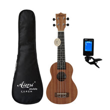 Load image into Gallery viewer, Aiersi brand 21 inch ukelele mahogany Soprano gecko ukulele musical instrument guitar 4 string Hawaiian mini guitarre (4956978249859)
