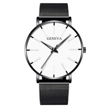 Load image into Gallery viewer, 2019 Minimalist Men's Fashion Ultra Thin Watches Simple Men Business Stainless Steel Mesh Belt Quartz Watch Relogio Masculino (4956896690307)
