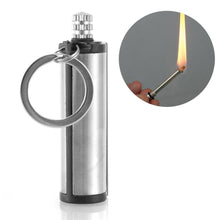 Load image into Gallery viewer, Steel Fire Starter Flint Outdoor Hiking Survival Tools Camping Instant Emergency Gear Tool Match Lighter Keychain Outdoor (4956977168515)
