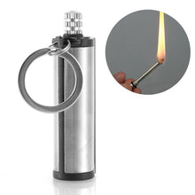 Load image into Gallery viewer, Steel Fire Starter Flint Outdoor Hiking Survival Tools Camping Instant Emergency Gear Tool Match Lighter Keychain Outdoor (4956977168515)
