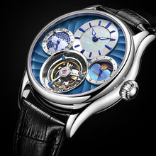 Load image into Gallery viewer, Guanqin 100% Real Tourbillon Mechanical Watch Men Wrist Mens Watches Top Brand Luxury Skeleton Watch Clock Man Relogio Masculino (4956896624771)
