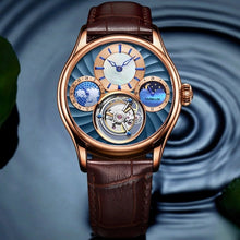 Load image into Gallery viewer, Guanqin 100% Real Tourbillon Mechanical Watch Men Wrist Mens Watches Top Brand Luxury Skeleton Watch Clock Man Relogio Masculino (4956896624771)
