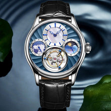 Load image into Gallery viewer, Guanqin 100% Real Tourbillon Mechanical Watch Men Wrist Mens Watches Top Brand Luxury Skeleton Watch Clock Man Relogio Masculino (4956896624771)
