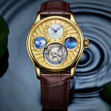Load image into Gallery viewer, Guanqin 100% Real Tourbillon Mechanical Watch Men Wrist Mens Watches Top Brand Luxury Skeleton Watch Clock Man Relogio Masculino (4956896624771)

